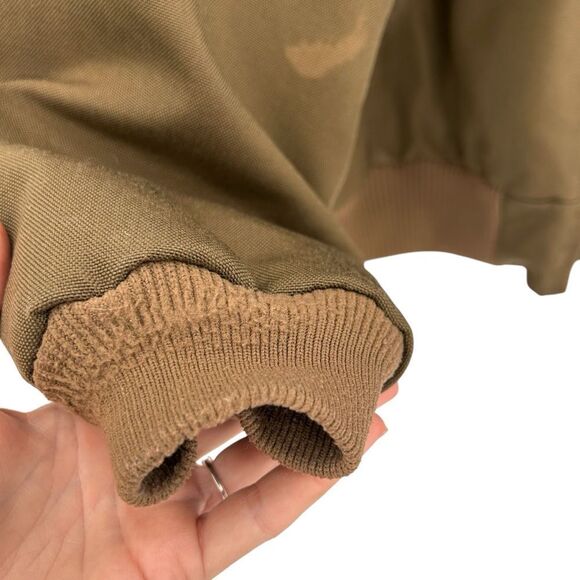 Carhartt tan duck jacket with quilted lining size large - Picture 3 of 8